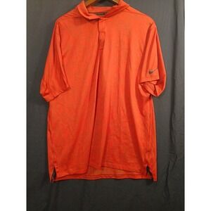 Nike Tiger Woods Collection CU9528-677 Dri-Fit ADV Red Polo Golf Shirt Men's L